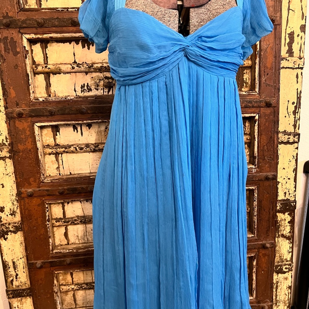 Catherine Malandrino Blue Babydoll Dress